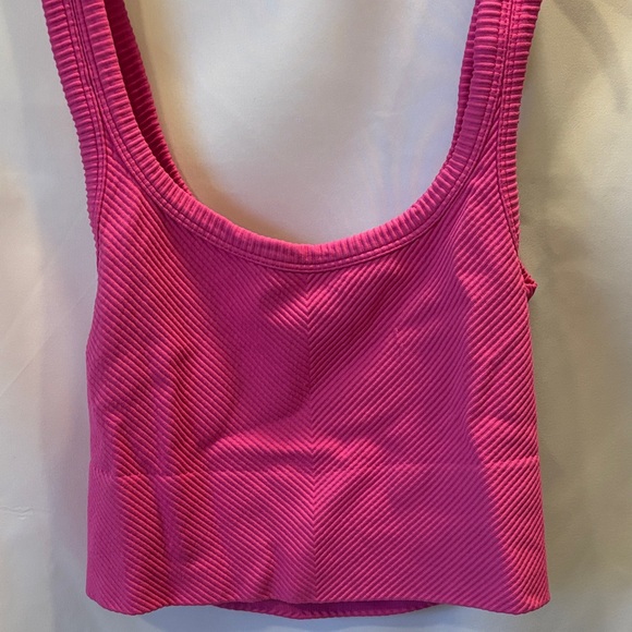 Robeez Bright Pink Ribbed Top - size Small - Picture 2 of 7